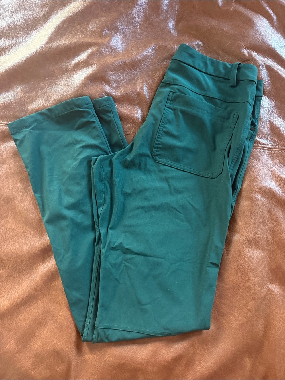 lululemon athletica ABC- Men's Teal Chino-Style Performance Pants